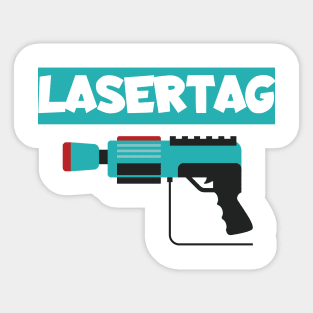 Lasertag Sticker